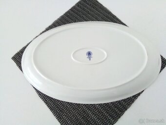 Porcelánová, značená, oválná misa - 2