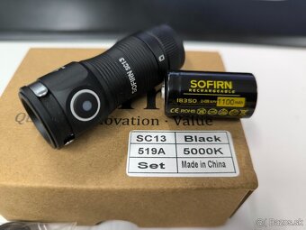 Sofirn SC13 18350 LED mini baterka (1100lm) - 2