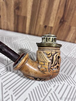 Starozitna drevena fajka - 2