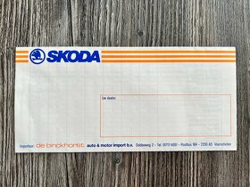 Dobový prospekt Škoda 105 / 120 / 130 / Rapid ( 1986 ) NL - 2