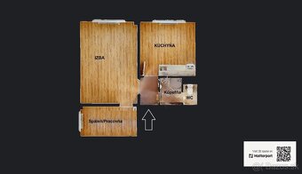 IDEÁLNA INVESTÍCIA 1,5 izb.byt 40m2 po rekonštrukcii ZVOLEN - 2