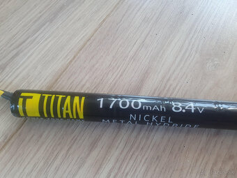 Akumulátor TITAN 8.4V 1700mAh NiMH, Mini AKstick Malá Tamiya - 2