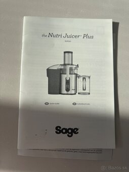 Odšťavovač SAGE BJE510 NUTRI JUICER PLUS - 2