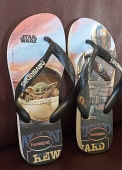 Nové žabky Havaianas 37 / 38 - Star Wars Mandalorian - 2