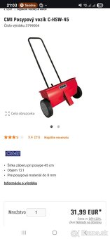Predám posypovy vozík - 2