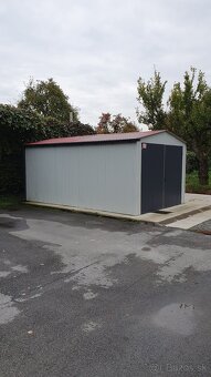 Plechová garáž 5,5x3,5 - 2