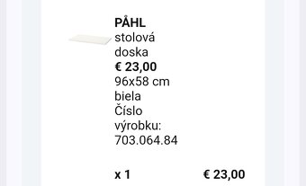 Ikea detský nastaviteľný stôl - 2