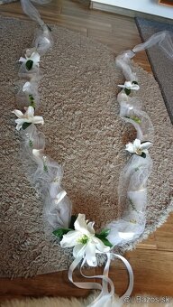 Svadobná výzdoba na auto - 2