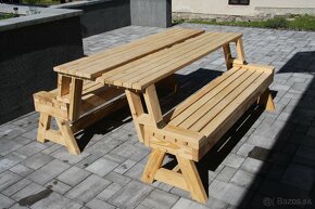 Rozkladacie lavice-stôl - 2