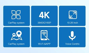 Android Auto, Apple CarPlay aj cúvacia kamera-GPS modul - 2