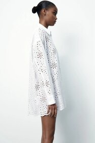 ZARA - nádherná biela madeirová košeľa PC 49,95 € - 2