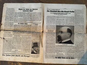 Artefakt 2. sv. vojny - noviny Der Stürmer 12/1940 č.50 - 2