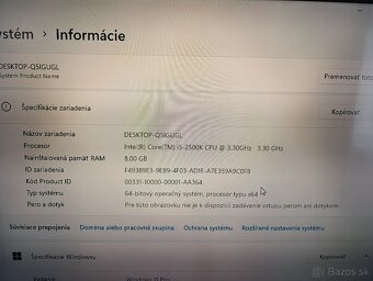 pc zostava intel i5 2500K 3,30 Ghz - 2