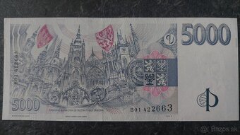 5000 Kč 1999 - 2