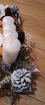 Adventná dekorácia na stôl - 2