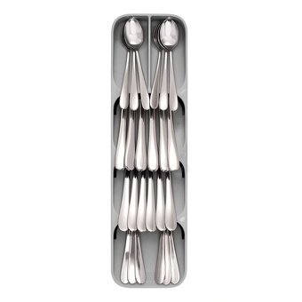 Organizér na príbory DRAWER STORE 39,5 X 11 cm, svetlosivá, - 2