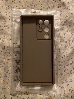 Silikonový obal na Samsung Galaxy s22 ultra - zemité farby - 2