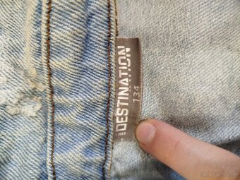 Riflová bunda veľ.134 - 2