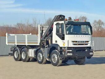 IVECO TRAKKER Sklápač + HDS + PILOT 8x4 TOP STAV - 2