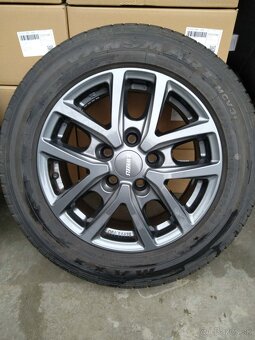 Alu 5 x 118 R 16 + letné pneu. - 2