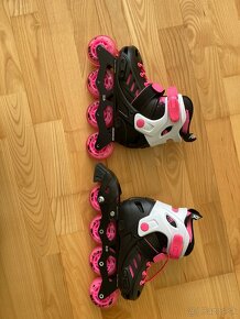 Detské kolieskové korčule Powerslide Khaan Junior SQD Pink - 2