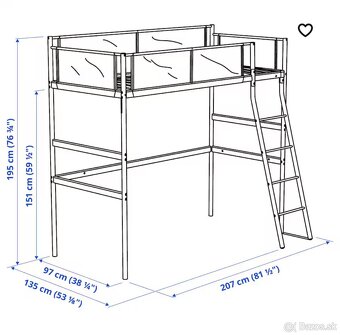 Posteľ Ikea Vitval - 2