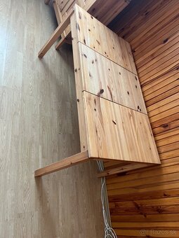 Ikea drevo stôl - 2