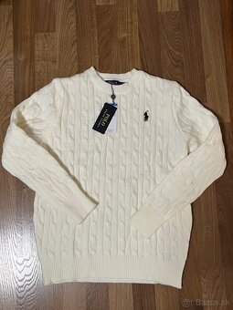 Polo Ralph Lauren sveter biely - 2