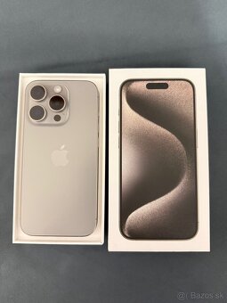 iphone 15pro 128gb - natural titanium - 2