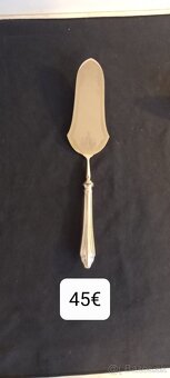 Strieborné lyžičky,naberačky,klieštiny, - 2