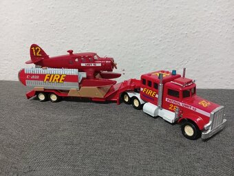 Matchbox Superkings K-134 Peterbilt Fire Plane Trans - 2