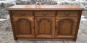 Rustikálna masivna komoda - 2