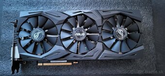 Predám ASUS ROG STRIX GAMING GTX1070 OC DirectCU III 8 GB - 2