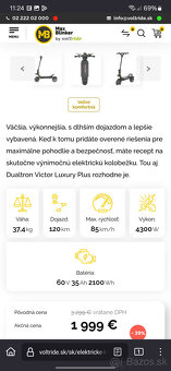 Nový dualtron Victor Luxury + - 2