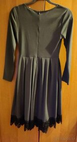 Dámske sivé saty - 2