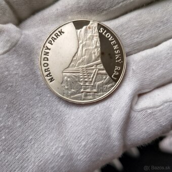 Strieborná minca 500 korún Slovenský Ráj PROOF - 2