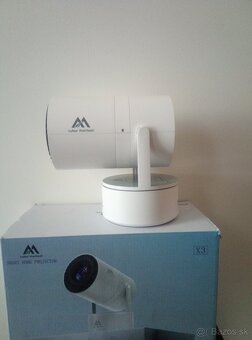 AUBOR MENTTECH HOME CINEMA LED projektor bílý - 2