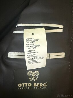 Pánsky smokingový oblek veľ.48 - 2