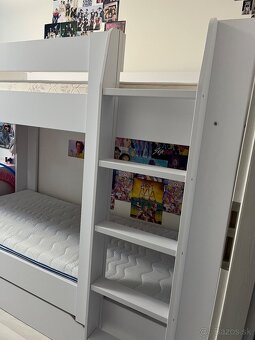 Poschodova postel biela - 2