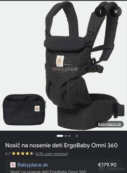Predám nosič ergobaby omni 360 - 2