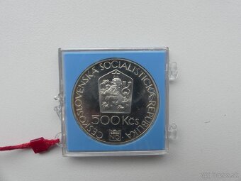 500 Kčs 1983 Národní divadlo proof - 2