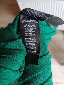 Marks n Spencer dlhý kardigan sveter zelený - 2