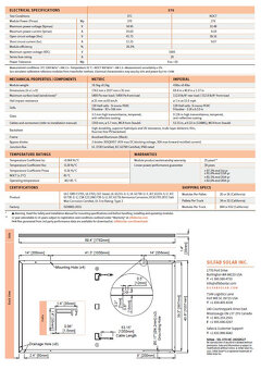 Predám čierne fotovoltaické panely Silfab, 370W, 9ks - 2