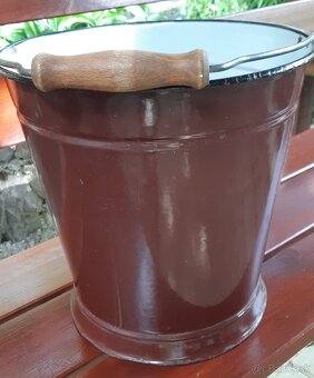 Retro smaltovane vedro - 2