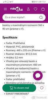 zastrešenie bazéna vida XL 440x220 - 2