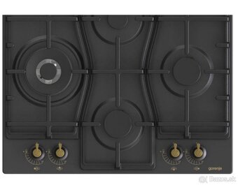 Plynová varná platňa Gorenje Retro GW6D42CLB WOK čierna - 2