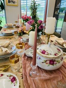 Vitrínová retro obedová súprava,posielam bezpečne - 2