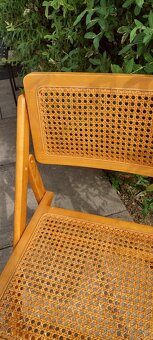 Zara home dizajnová ratanová stolička - 2