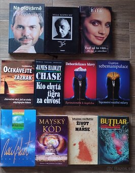 Rozlicne knihy.Cena3€ za kus. - 2