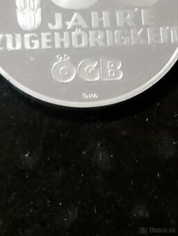 Strieborná medaila AG 900 - 2